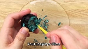 Satisfying Slime Coloring with Makeup! Mixing Rainbow Lip Gloss + Eyeshadow Plette into Clear Slime