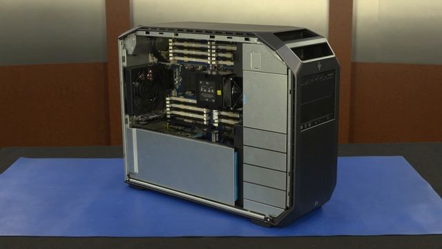Remove and Replace the Processor/Memory Duct Assembly | HP Z8 G4 Workstation | HP смотреть онлайн