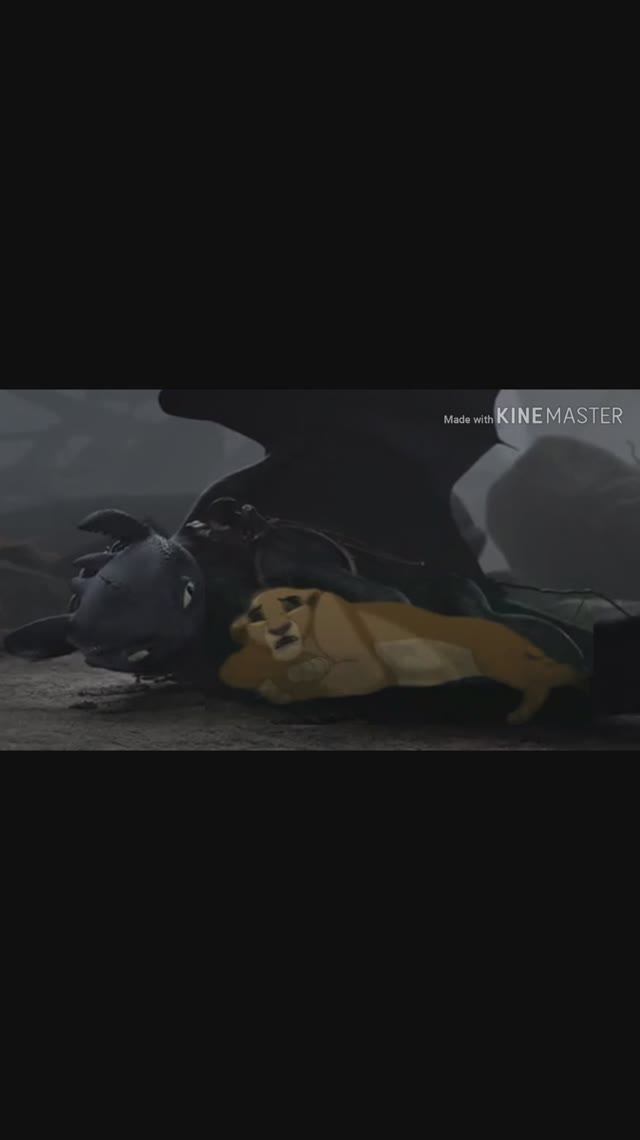 What if Night Fury saves baby lion? Part 3 #shorts #edit #whatif