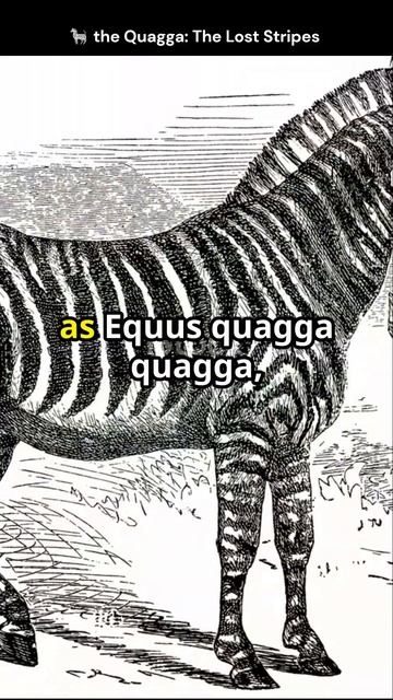 🦓 the Quagga: The Lost Stripes! 🌍 #ExtinctSpecies #Extinction смотреть онлайн