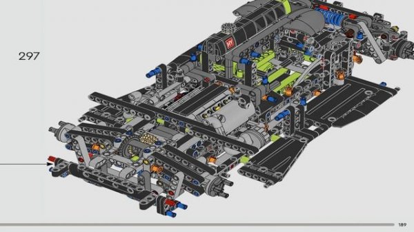 LEGO Technic  42156 Peugeot 9X8 24H Le Mans Hybrid Hypercar Building Instructions