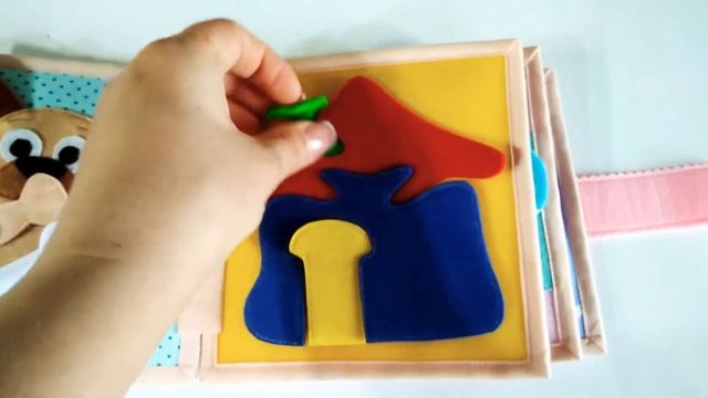 Quiet book. Развивающая книжка. смотреть онлайн