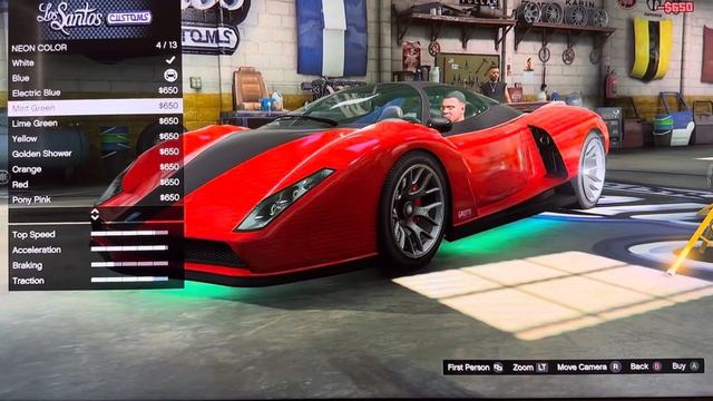 GTA 5 Customization Grotti Cheetah ( Ferrari Enzo ) смотреть онлайн