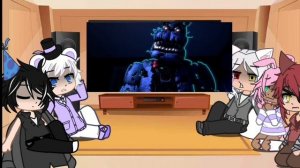 main characters in my FNAF au reacts to darkest desire/gcrv/first reaction video!
