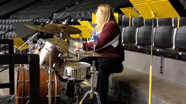Melissa Stokes drum solo at #MVCVB Tournament смотреть онлайн