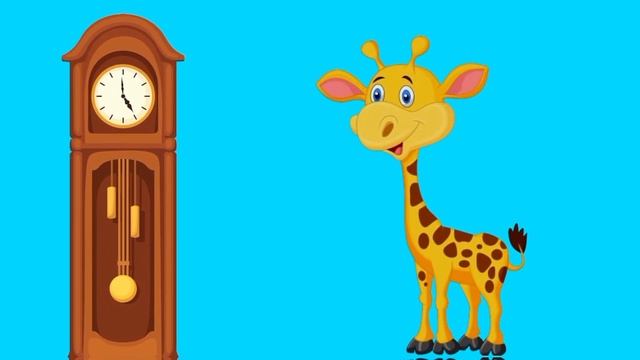 Hickory Dickory Dock Giraffe Song-463  Nursery Rhymes & Kids Songs | Kids Comfort
