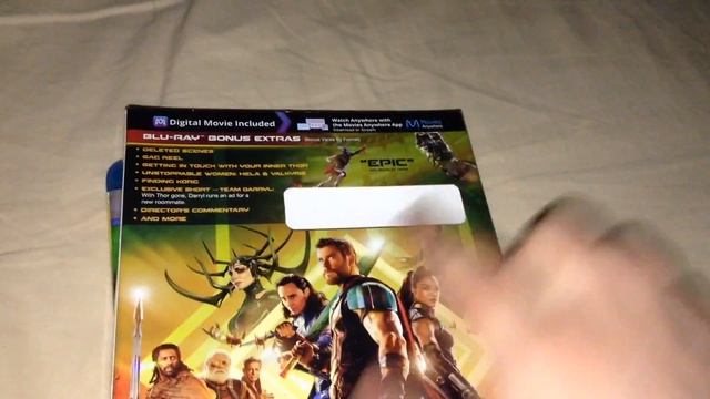Thor Ragnarok Blu Ray/DVD/Digital HD Unboxing смотреть онлайн