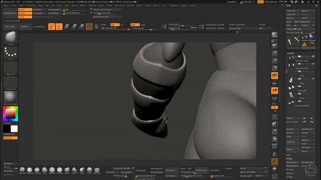 Queen Maeve Sculpt Timelapse part1 смотреть онлайн