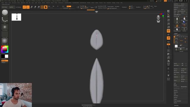 I split a human head in half to create an 3D artwork- Zbrush & Cinema4D 3D modeling timelapse смотреть онлайн