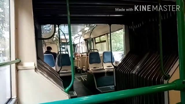 Поездка на автобусе ЛиАЗ-6213.21 030480 Маршрут 124 Москва смотреть онлайн