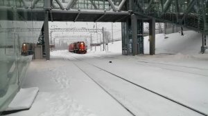 ТЭМ2-5702 встал под мостом. Петрозаводск.