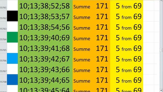 lotto combinations Powerball Jackpot 5x69 Summa 171 video 49 смотреть онлайн