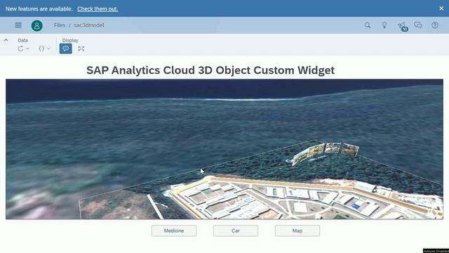 SAP Analytics Cloud 3D Objects Custom Widget смотреть онлайн