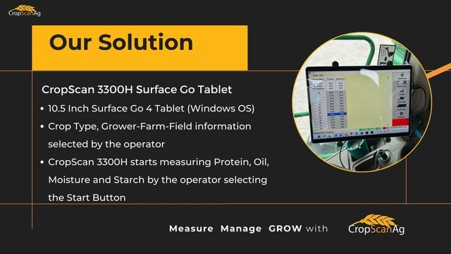 CropScan 3300H Product Introduction After Market Solution Final смотреть онлайн