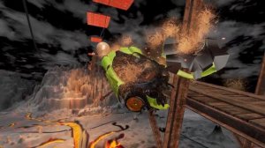 ОГРОМНЫЕ ШАРЫ НАД ЛАВОЙ! Полоса препятсвий в игре Beamng drive. Гоша и Чич.