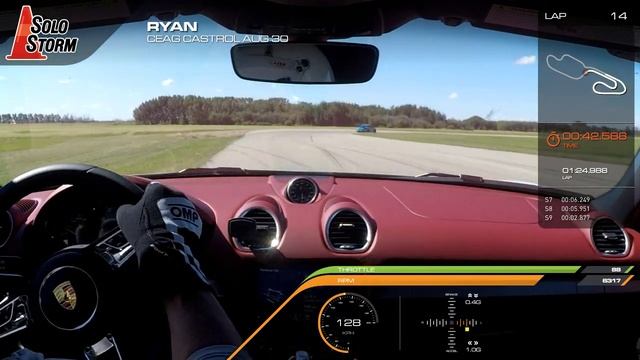 2021-08-28 Castrol Raceway - 1:24.9 - 2021 Porsche 718 Boxster Spyder PDK Track Day смотреть онлайн