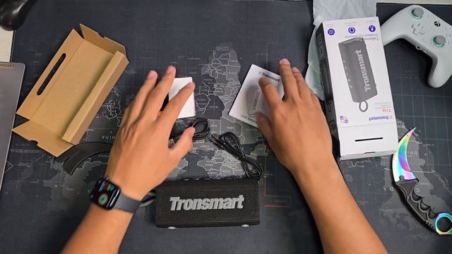 TRONSMART TRIP 10W IPX7 bateria de até 20h! Unboxing e Testes смотреть онлайн