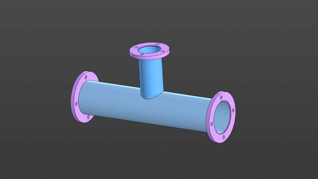 Как создать модель фланцевой трубы в 3д с чертежом в КОМПАС 3D. Урок смотреть онлайн