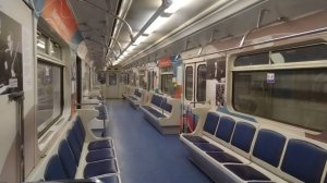 Салон вагона поезда "Пришелец" на станции Площадь Гарина Михайловского