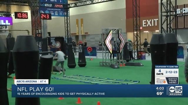 NFL PLAY 60 campaign hosts 1,000 Valley students for Kids Day смотреть онлайн