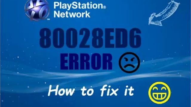 PSN 80028ED6 error - How to fix it смотреть онлайн