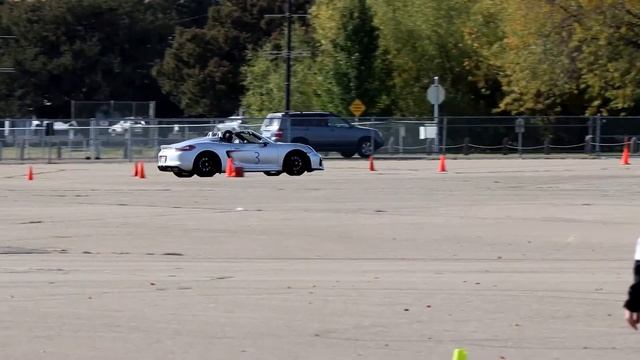 SSPCA Fall Autocross -- Boxster 981 Spyder