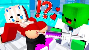 Парни становятся врачами и лечат сестру Зеничи - майнкрафт мультфильм