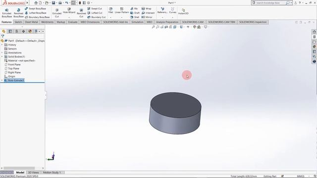 Introduction to Advanced Features & Reference Geometry | Solidworks Training | SDTP | Yalgaar Club смотреть онлайн