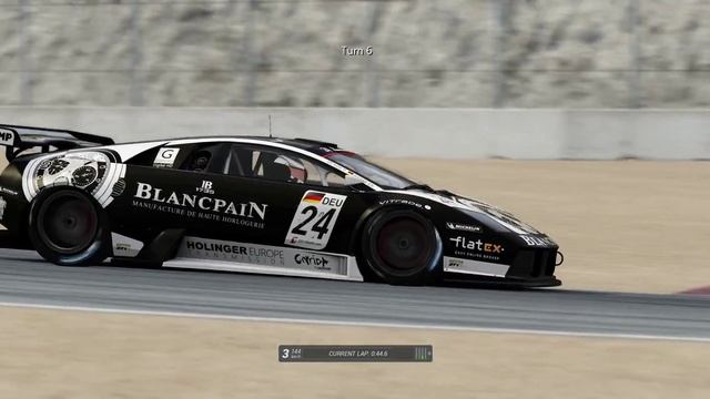 RSS Lanzo v12 (Lamborghini Murciélago GT1) @ Laguna Seca смотреть онлайн