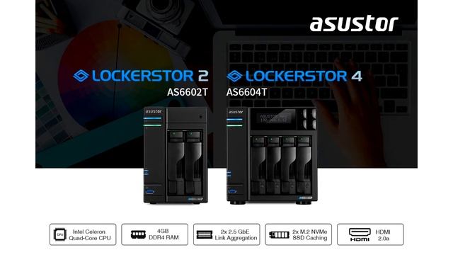ASUSTOR Announces Lockerstor 2 and Lockerstor 4 NAS with SSD Caching смотреть онлайн