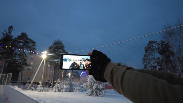 Открытый каток в Б. Кузёмкино