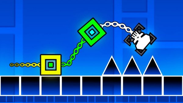 МЫ ПРОШЛИ Geometry Dash со СМЕРТЕЛЬНОЙ СВЯЗЬЮ!