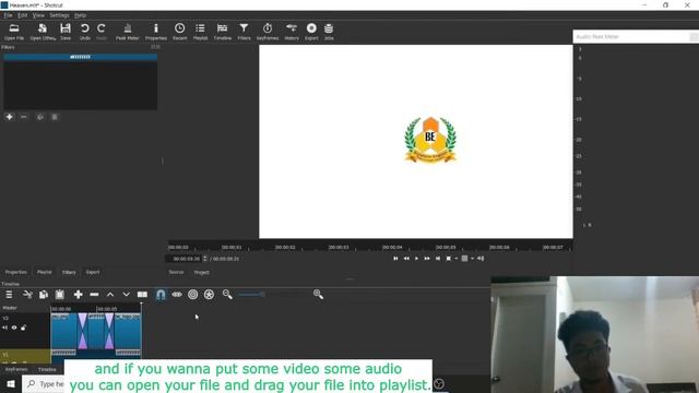 This is how to use Shotcut (Editing-program) IT for BE смотреть онлайн