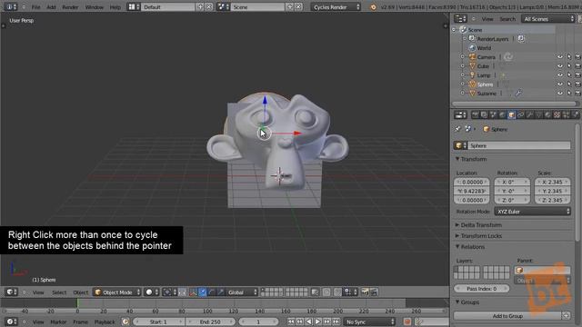 Blender 3D Tip #007 - Quick List Selection смотреть онлайн