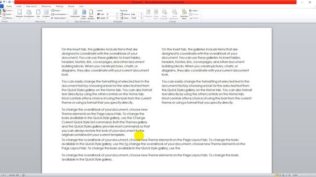 How to Convert Single Paragraph into Multiple Columns in MS Word смотреть онлайн