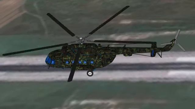 Mi 8 Helicopter launch in SolidWorks смотреть онлайн