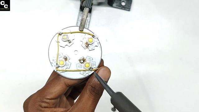 How to Convert 220 LED Light in 3.7Volt LED Light (220 LED बल्ब को 3.7Volt LED में चेंज किया) смотреть онлайн