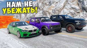 ВПЕРВЫЕ ПРОХОЖУ НОВЫЙ ПОЛ ЭТО ЛАВА НА СНЕЖНОЙ ГОРЕ В BEAM NG DRIVE!