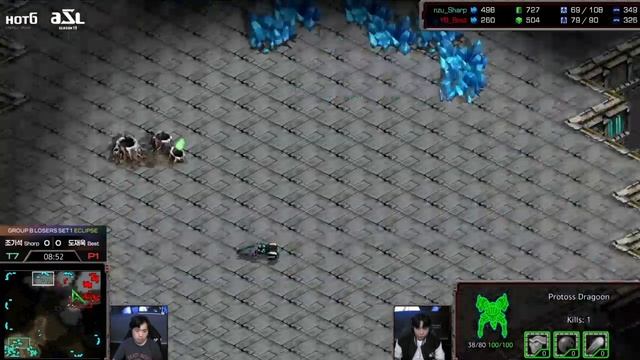 ASL 19 Ro 16 Starcraft Losers Set Game 1 | Group B | Старкрафт