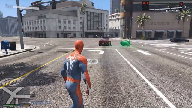 GTA 5 - Spider-Man PS4 VS Rhino смотреть онлайн