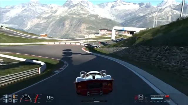 GT6 Racing Car Super Lap @ Matterhorn onboard Ferrari 330 P4 1:31.849 - chase cam смотреть онлайн