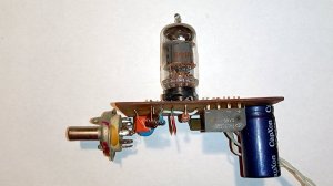 Сборка FM на УКВ конвертера на плате, на радиолампе 6Ф1П. (88…108 на 65,9…74,3)