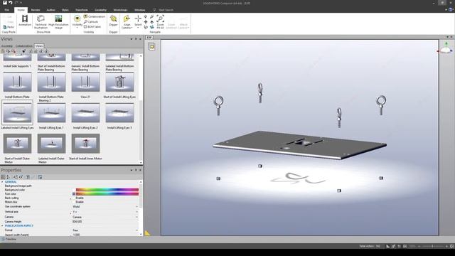 SOLIDWORKS Composer Work on Experiment Assembly Instructions смотреть онлайн
