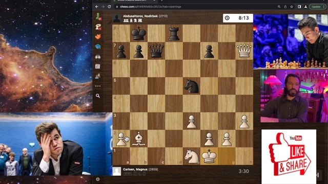 Scandal in 2023 Tata Steel chess tournament! Magnus lost with the white pieces... so смотреть онлайн
