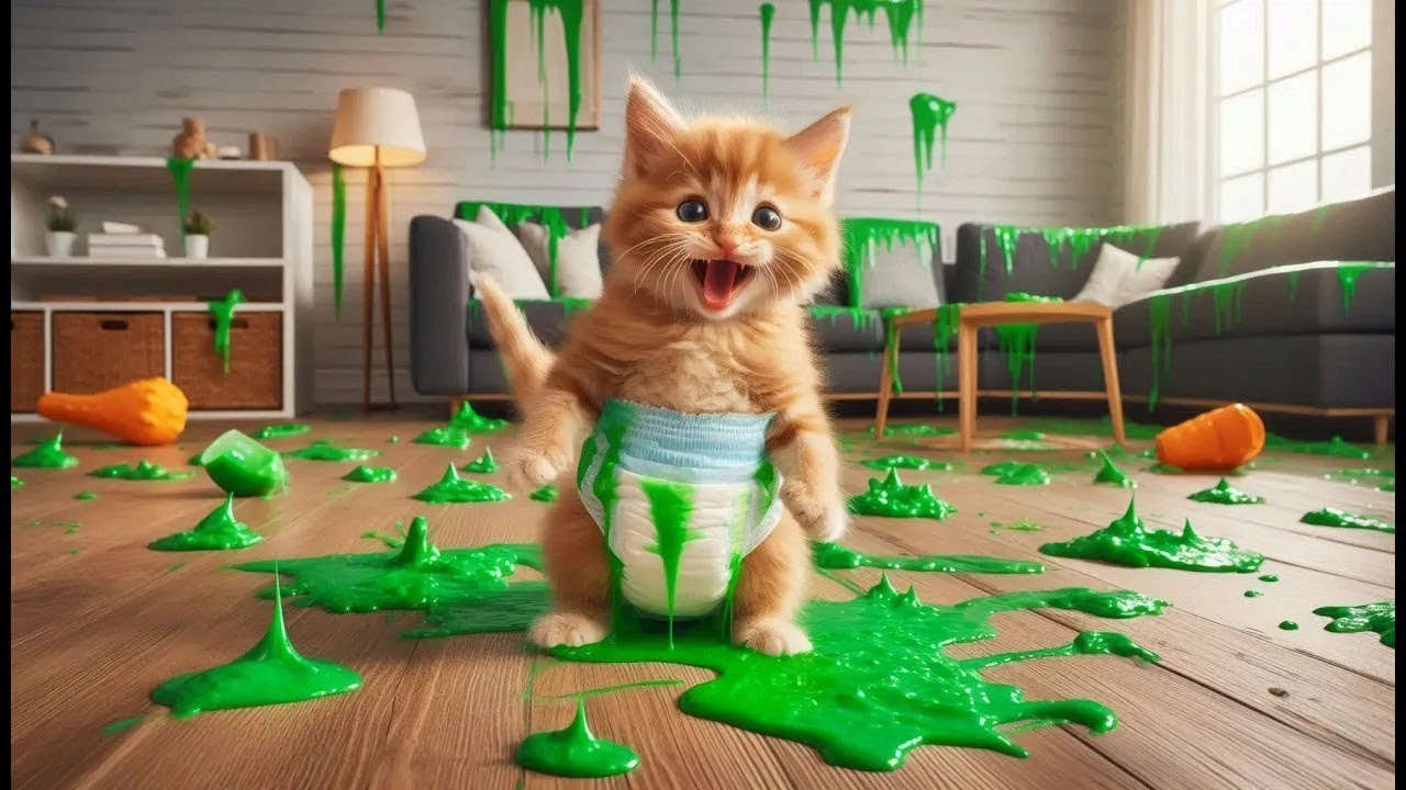 Видео для детей. Приключения котика. Котик играем. Детям смотреть онлайн