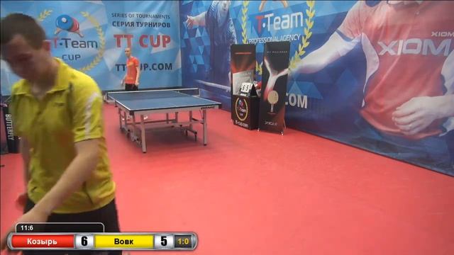Козырь И. - Вовк В. 3 декабря 2016. TT Cup смотреть онлайн