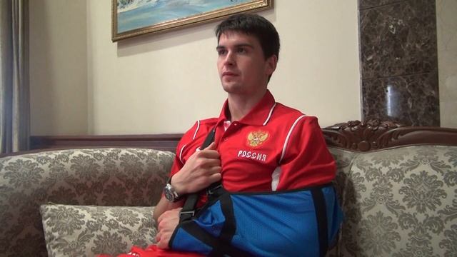 Первое интервью Андрея Локтионова после травмы на ЧМ в Минске смотреть онлайн