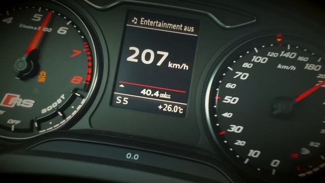 Audi RS3 2015 367PS 0-285 km/h Beschleunigung acceleration Launch Control - #ilovecars смотреть онлайн