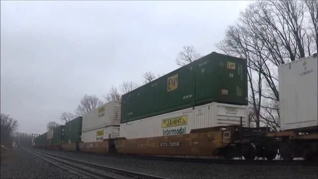 Norfolk Southern Railfanning: Rainy rails around Harrisburg, PA 4-15-18 смотреть онлайн