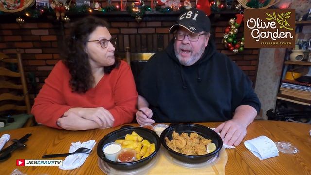 OLIVE GARDEN® | ** NEW APPETIZER: Shrimp Fritto Misto 🦐 | Taste Test & Review | JKMCraveTV